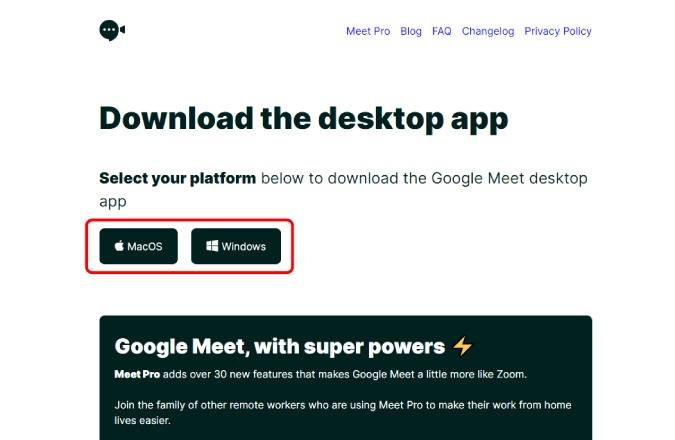 Cách tải, cài đặt Google Meet trên PC, Mac và Chrome OS