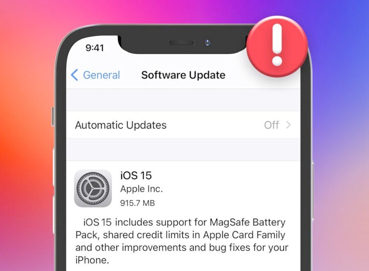 Không Update được iOS 15 ? Đây là cách cài đặt iOS mới