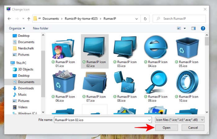 Cách đổi biểu tượng icon ứng dụng trên máy tính Windows 10