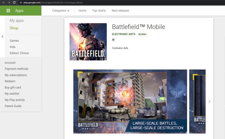Cách tải file APK game Battlefield Mobile cho Android