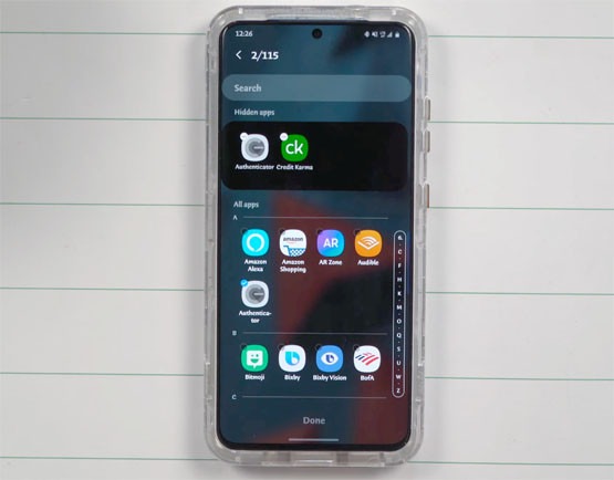 Cách ẩn ứng dụng trên Android cho điện thoại, máy tính bảng Samsung