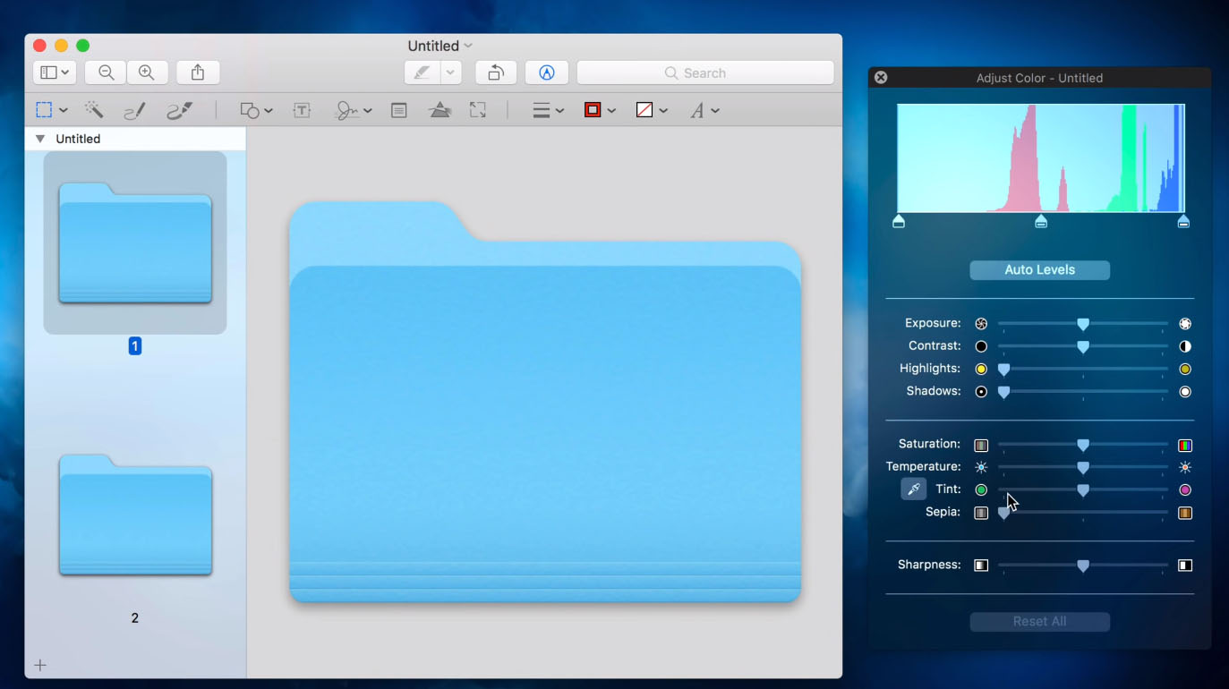 Cách thay đổi màu và tạo icon folder trên máy Macbook