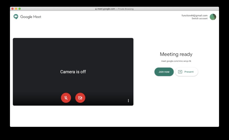 Cách sử dụng ứng dụng Google Meet dành cho Macbook và iMac