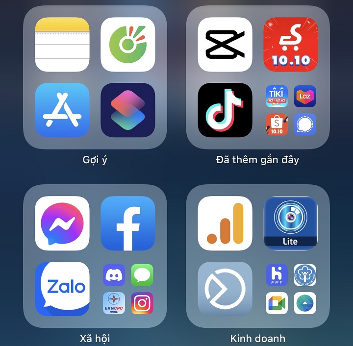 Đổi icon iPhone/iPad: \