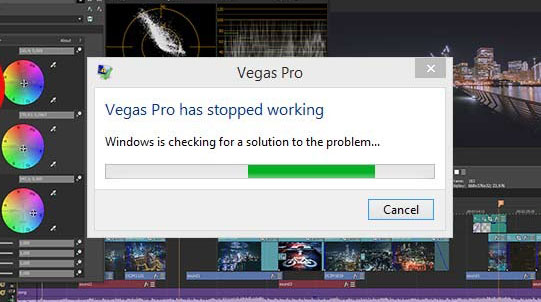 Cách sửa lỗi Sony Vegas bị treo khi edit video trên Windows 10, 8, 7