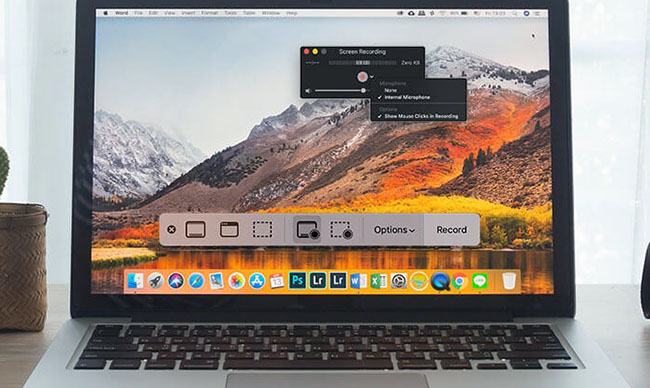 Làm thế nào để tùy chỉnh âm lượng khi quay màn hình MacBook Air có âm thanh bằng QuickTime?