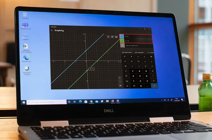 Cách vẽ đồ thị trên máy tính trên Windows 10 bằng Graphing mode