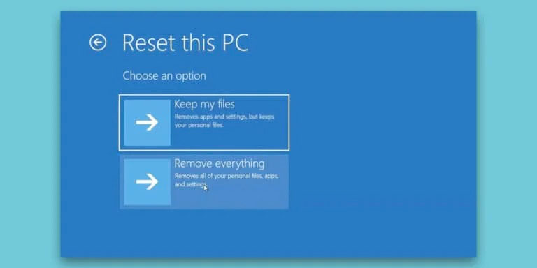 Cách Reset Windows 10 mà không làm mất dữ liệu (khôi phục cài đặt gốc)