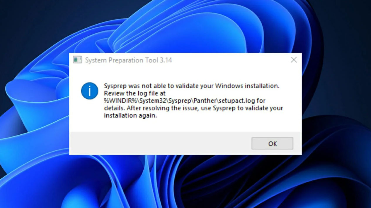 Cách sửa lỗi ‘Sysprep was not able to validate your Windows Installation’ trên Windows 11