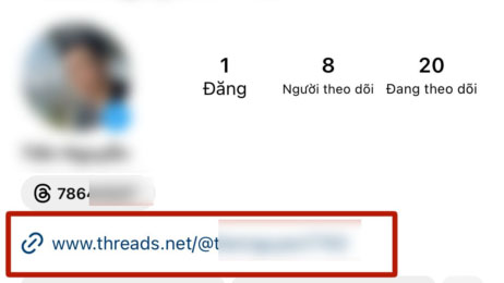 Hướng dẫn chèn link Threads vào hồ sơ Instagram