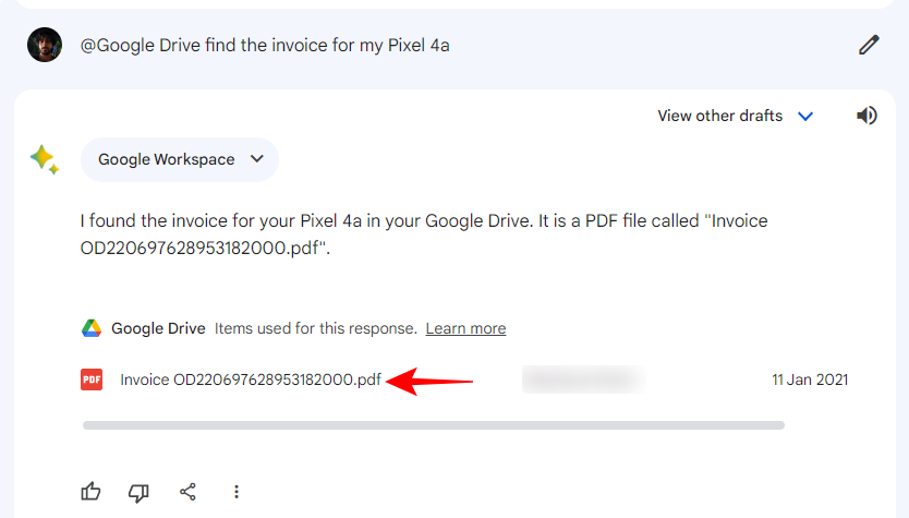 Cách sử dụng Google Bard để tìm kiếm tìm kiếm Gmail, Drive, Docs